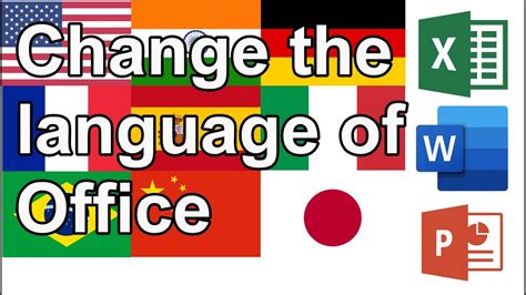 Change Language Office 2016   YouTube