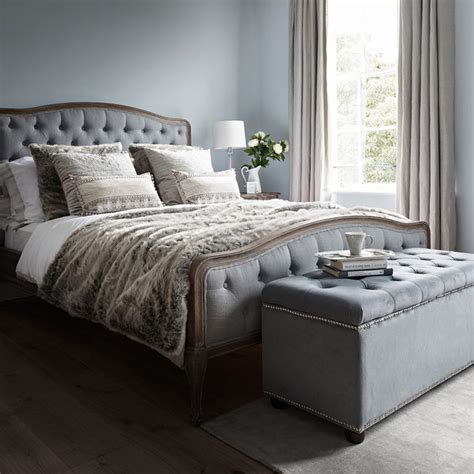 Chantal Bed   Super King Grey Linen | master bedroom ...