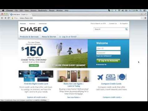 Chase Bank Online Banking Login Instructions   YouTube