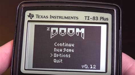 Check Out Doom Running On A TI 83 Graphing Calculator | Modojo