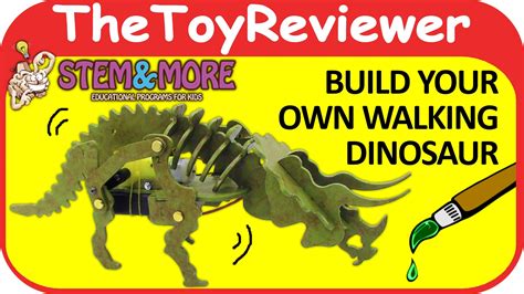 Check out the STEM&More Build your own Robot Triceratops The Walking ...
