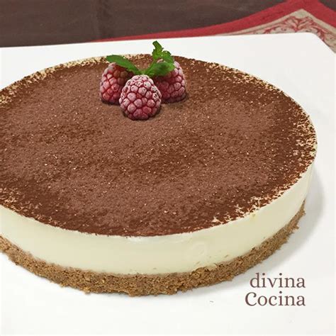 Cheesecake de chocolate blanco sin horno   Divina Cocina