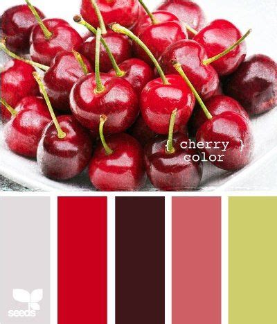 cherry color | Design seeds, Color palette design, Seeds color