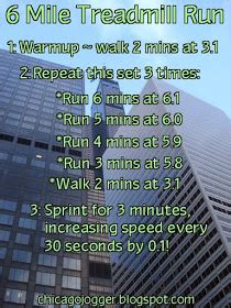 Chicago Jogger: 15 Treadmill Workouts for Cold Weather