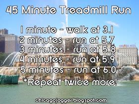 Chicago Jogger: 15 Treadmill Workouts for Cold Weather