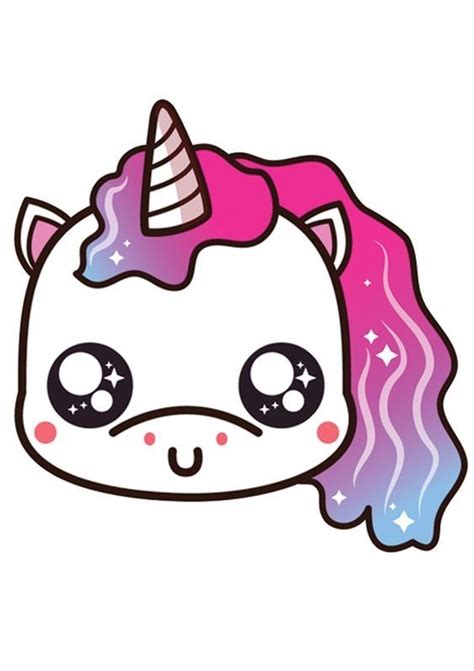 Chicas Unicornio Kawaii Para Colorear