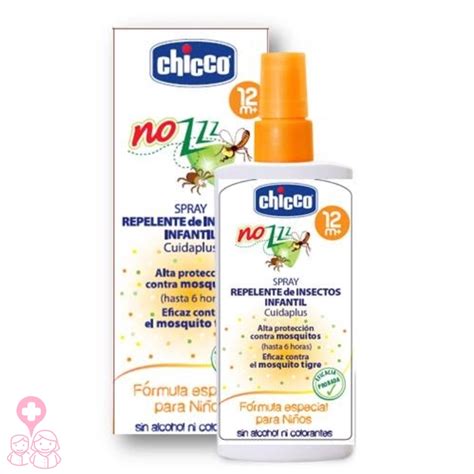 Chicco NoZZZ Spray Repelente de Insectos Infantil 12M+ 100ml
