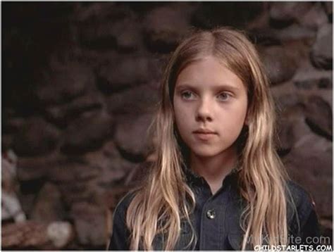 Childhood Picture Of Scarlett Johansson