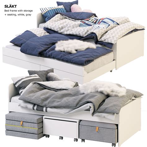children bed SLAKT IKEA 3D | CGTrader