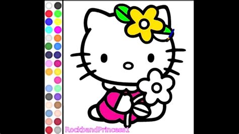 Children Video Games   Hello Kitty Painting   Free ...