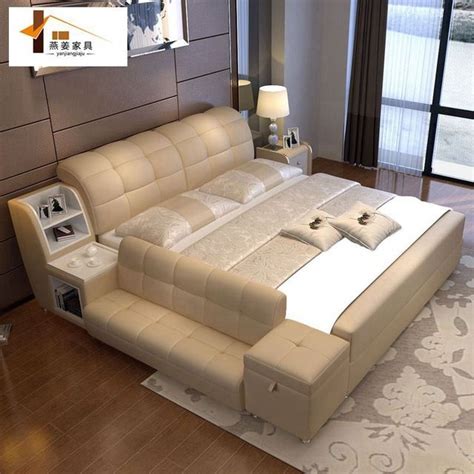 China muebles del dormitorio Minimalista moderno cama de ...