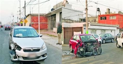 Chocan dos autos en Metepec Toluca Noticias | De Hoy