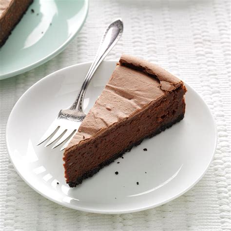 Chocolate Cheesecake Recipe | Taste of Home