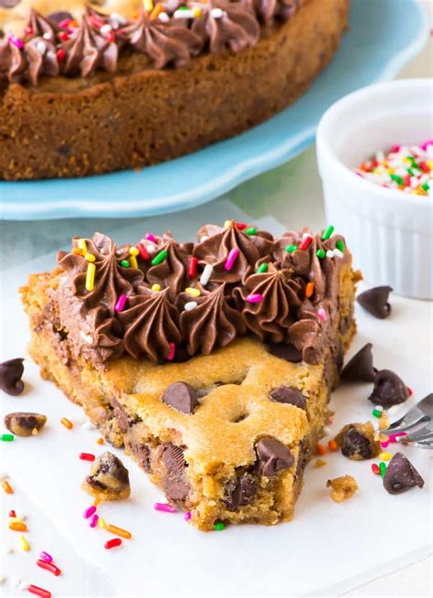 Chocolate Chip Cookie Cake Recipe with Chocolate Fudge ...
