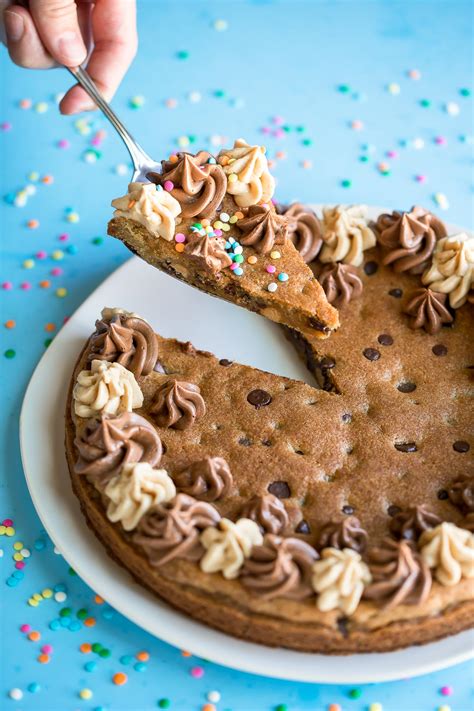 Chocolate Peanut Butter Cookie Cake   Peas And Crayons