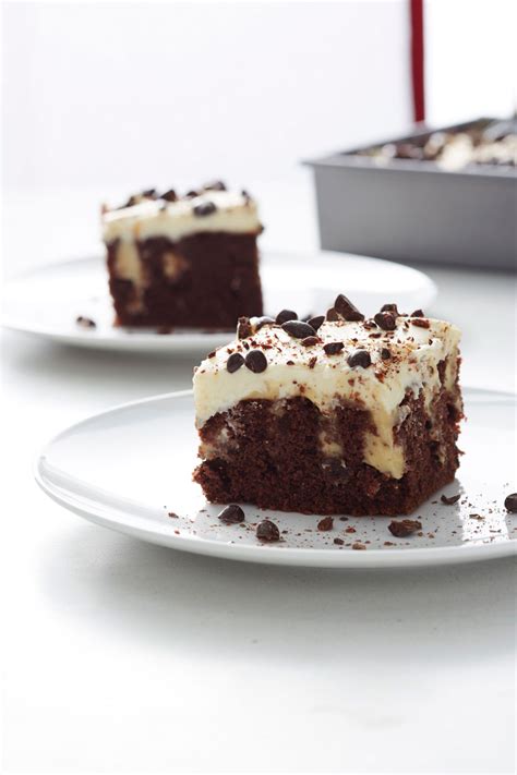 Chocolate Tiramisu Poke Cake Recipe | MyRecipes