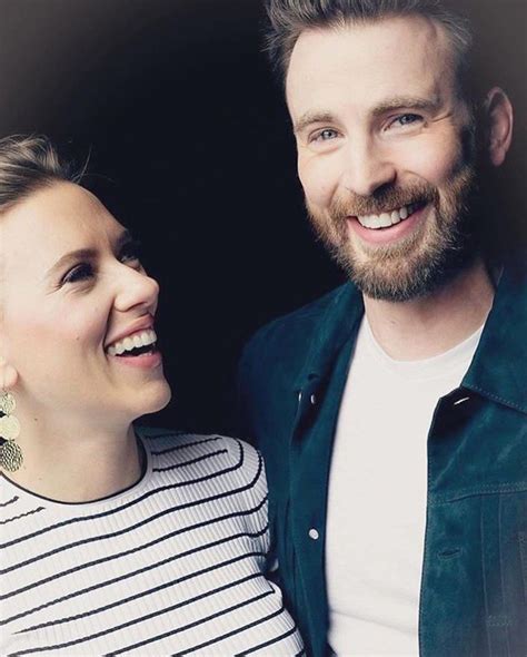 Chris Evans & Scarlett Johansson photographed for Variety s: Actor on ...