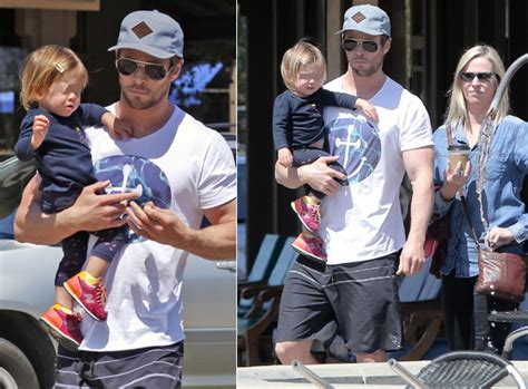 Chris Hemsworth disfruta de un día con la niña de sus ojos ...