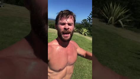 Chris Hemsworth Instagram Story   2018 02 28   YouTube