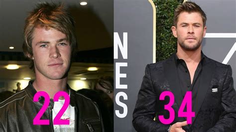 Chris Hemsworth   Transformation From 22 to 34 Years Old ...