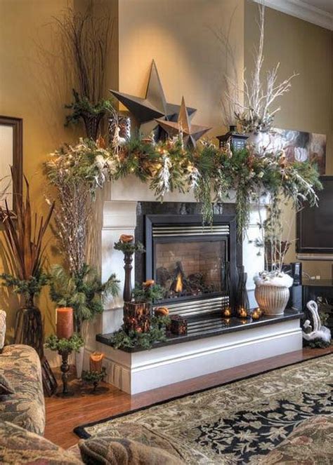 Christmas Decoration Ideas for Fireplace | Ideas for home ...