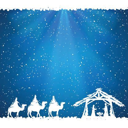Christmas theme en fondo azul   ilustración de arte ...