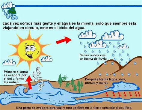 ciclo del agua: PROCESO DEL CICLO DEL AGUA