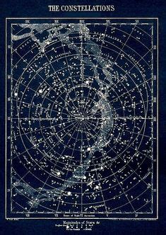 Cielo detallado mapa de alta hemisferio norte con nombres de estrellas ...