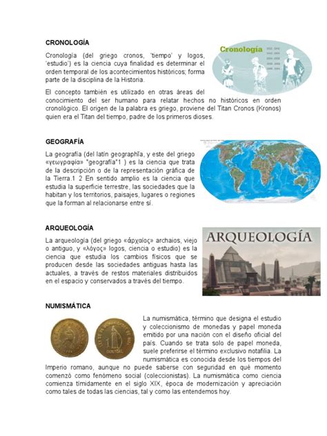 Ciencias Auxiliares de La Historia, Concepto e Imagenes | Numismática ...