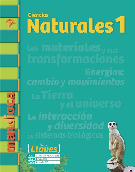 Ciencias Naturales 1 EP 7º/ES 1º SERIE LLAVES   Editorial ...