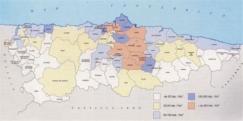 Ciencias Sociales: Mapa de Asturias