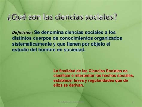 Ciencias sociales
