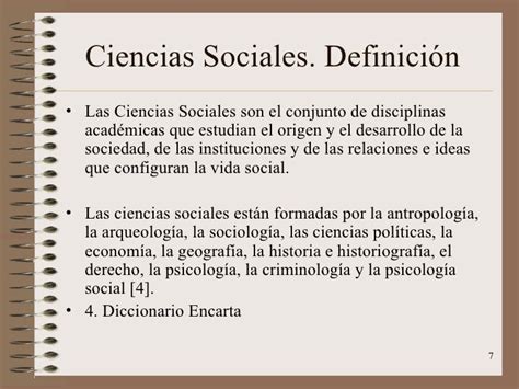 Ciencias Sociales Y TéCnicas De InvestigacióN