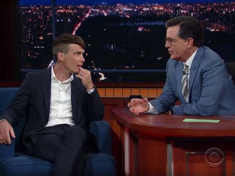Cillian Murphy on The Late Show with Stephen Colbert ...