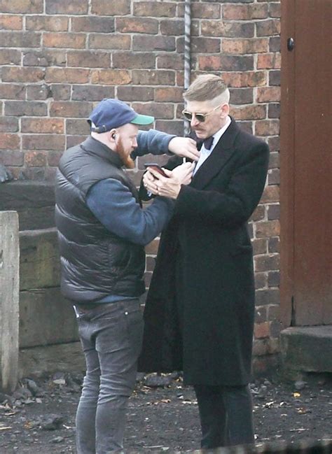 Cillian Murphy & Paul Anderson on the set of gangster ...