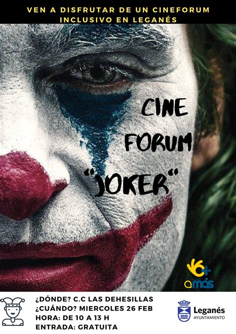 Cine Fórum de la película “Joker” el 26 de febrero – Grupo ...