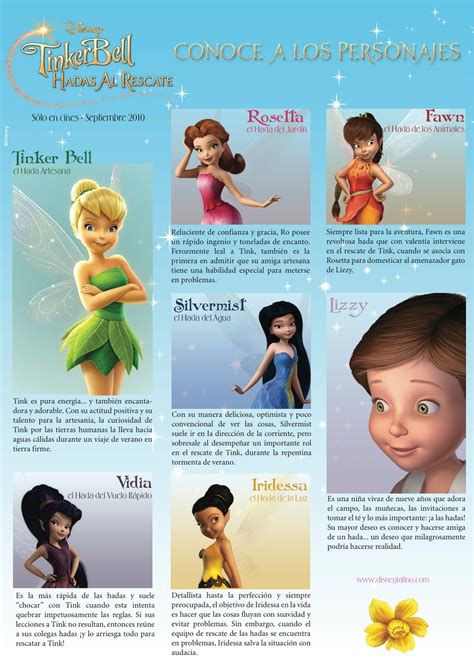 Cine Informacion y mas: Disney   Tinker Bell Hadas al Rescate   Conoce ...