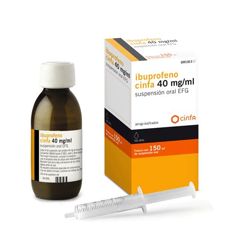 Cinfa lanza una nueva dosis de su ibuprofeno en suspensión ...