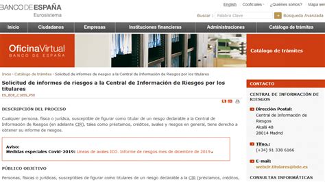 CIRBE Banco de España   Prestamos Personales Ya!