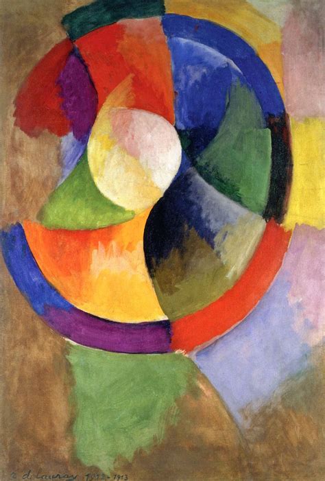 Circular Formes, Sun No. 2  Robert Delaunay     | Pinturas abstractas ...