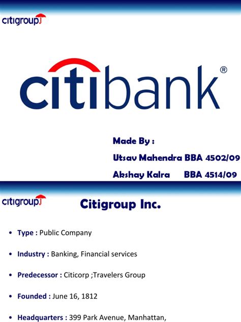 Citibank | Citigroup | Citibank | Prueba gratuita de 30 ...
