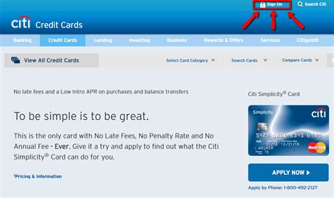 Citibank Simplicity Credit Card Login | Make a Payment ...