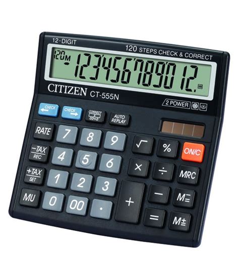 Citizen CT 555N Basic Calculator: Buy Online at Best Price ...