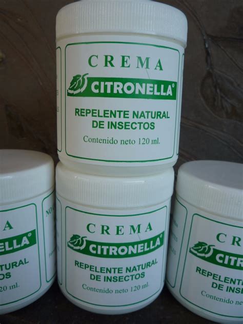 Citronela   Crema Repelente Natural De Mosquitos   $ 75.00 ...