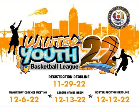 City of Allentown Parks & Recreation: YOUTH BASKETBALL LEAGUE  WINTER ...