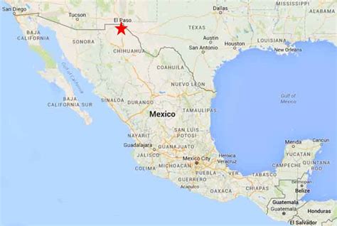 Ciudad Juarez Map
