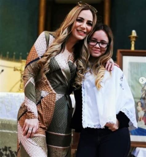 Clara Franco emocionada ante los 20 años de su hija