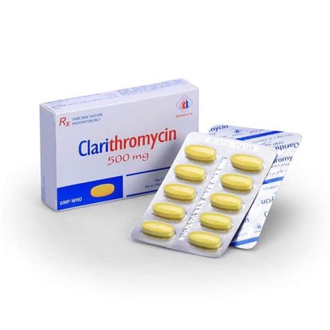 Clarithromycin 500 mg – Domesco, Việt Nam   HealthVie
