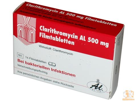 Clarithromycin AL 500 mg Filmtabletten ...