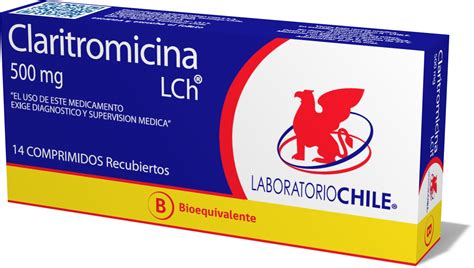 Claritromicina 500 mg | Laboratorio Chile | Teva